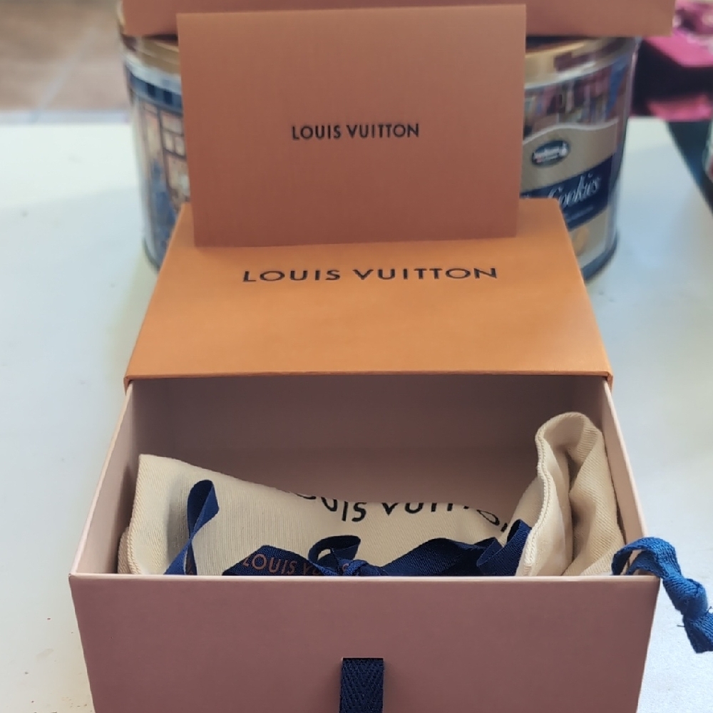Louis Vuitton Orange Bag & Box with Dust Bag